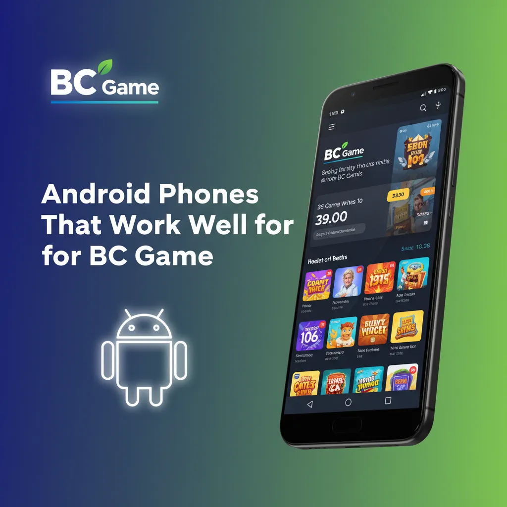 Android phones for BC Game: Galaxy S10/A52/S20 FE, Phantom X2, Camon 20 Pro, Redmi Note 11 Pro, Pixel 4a; Android 8+ 2GB RAM.