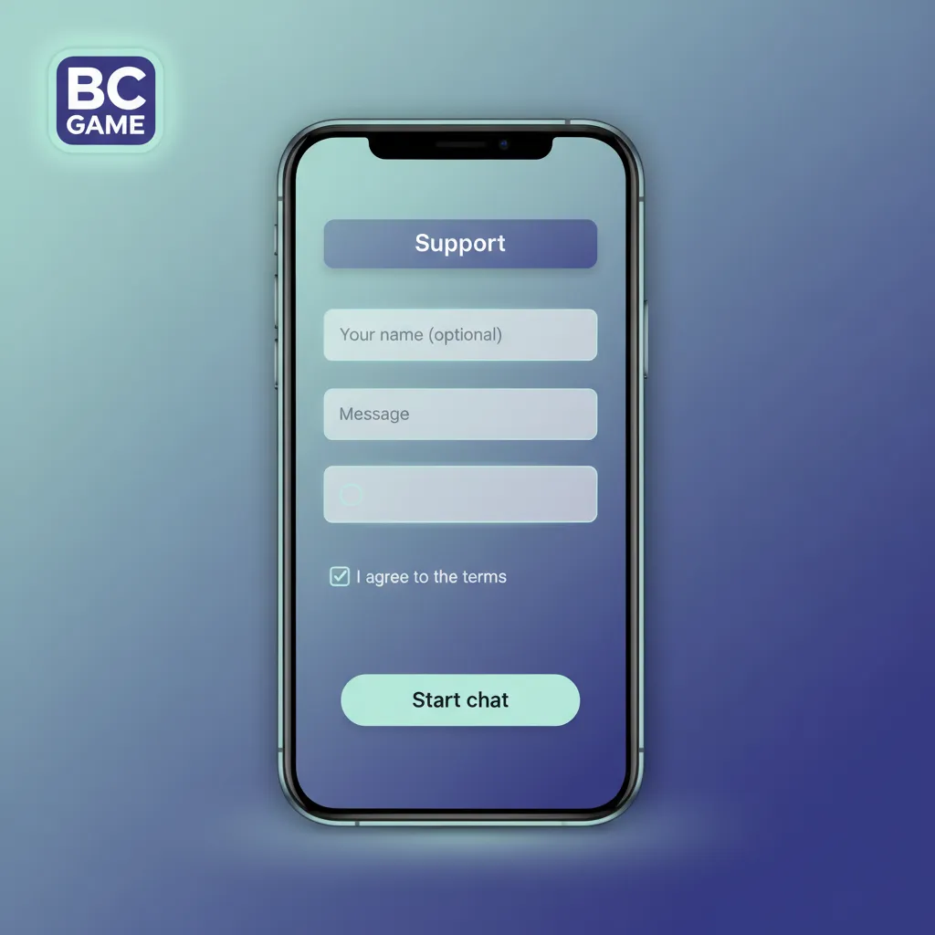 Customer support options: 24/7 live chat, email support@bc.game, Help Center FAQs, community on Telegram and X.