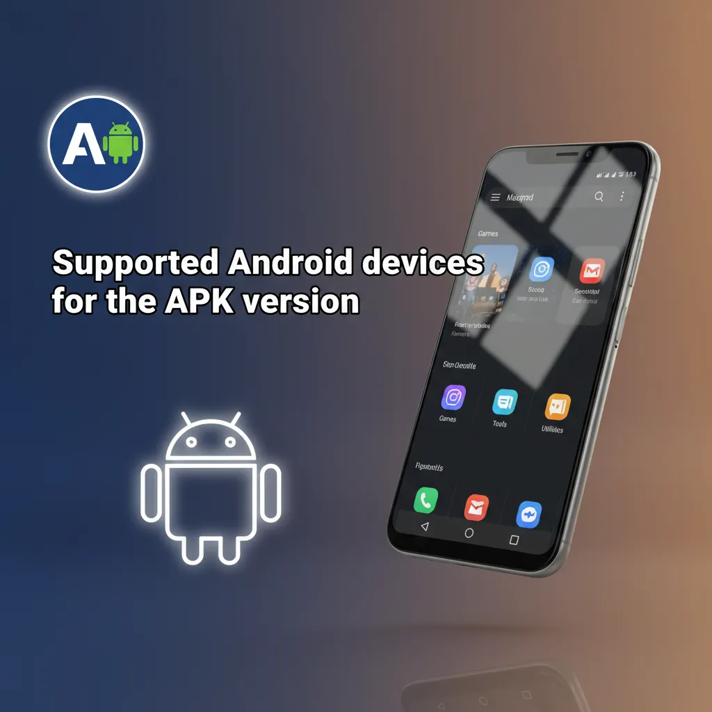 Supported Android devices for APK: Samsung, Sony, Huawei, OnePlus, Oppo, Google, Xiaomi, Poco; Android 7.0+ required.