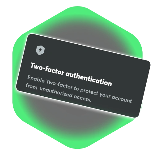 Enable 2FA option for extra BC Game Nigeria account security.