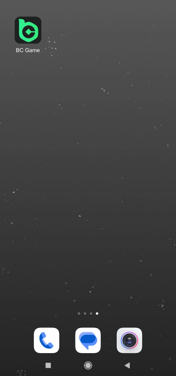 Get the BC Game icon like a standard Android app.