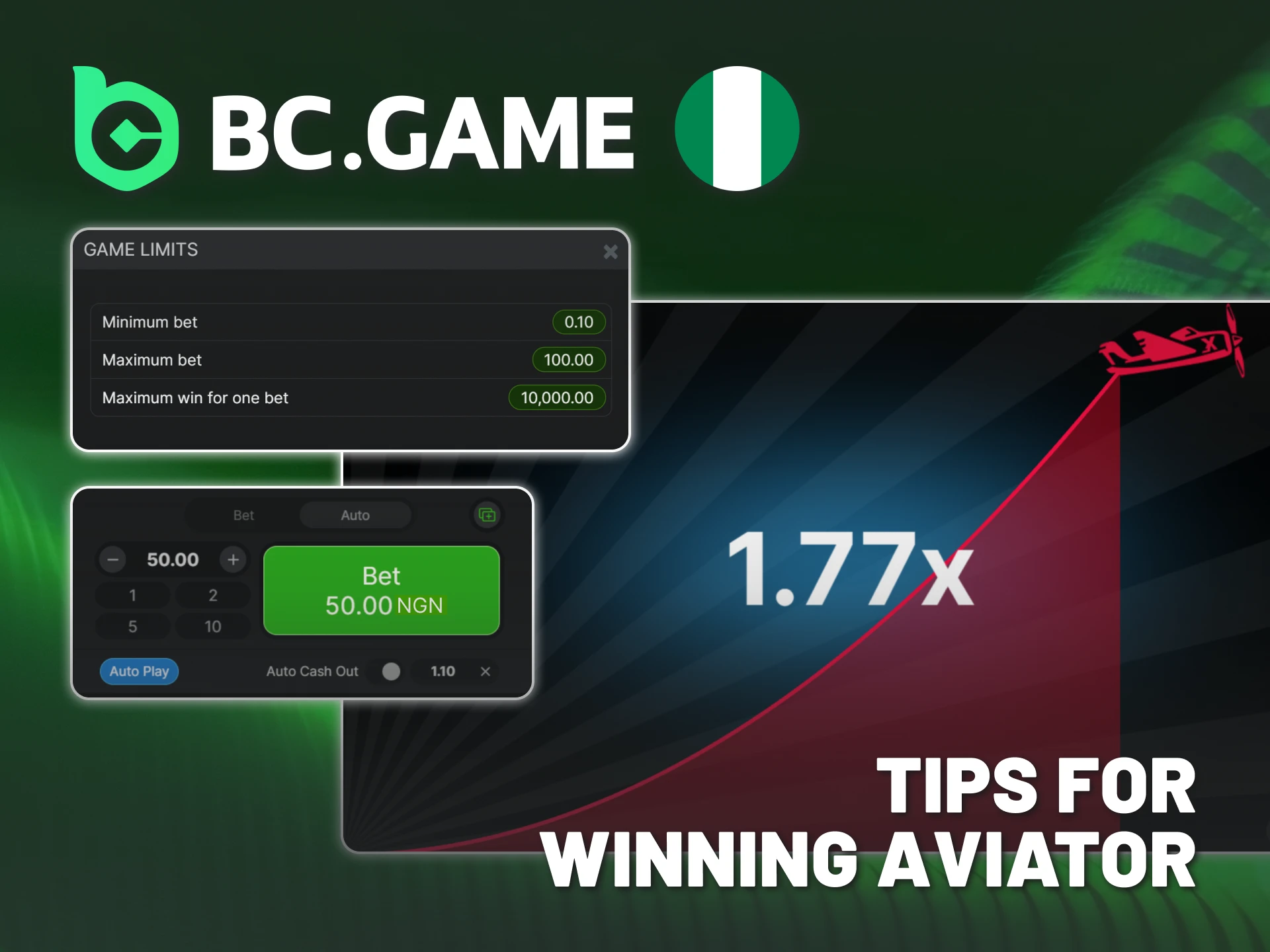 Learn about BC Game tips for winning at Aviator game.