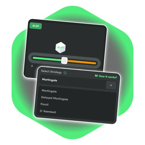 Bet smart using BC Game Nigeria original Dice strategies.