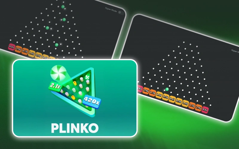 Drop a ball on BC Game Nigeria original Plinko.