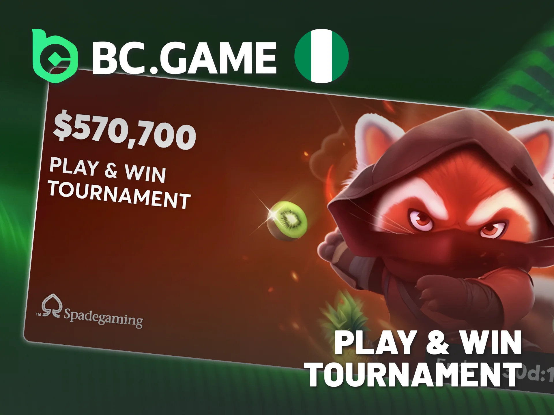 Win big in BC Game Nigeria's Play and Win Tournament.