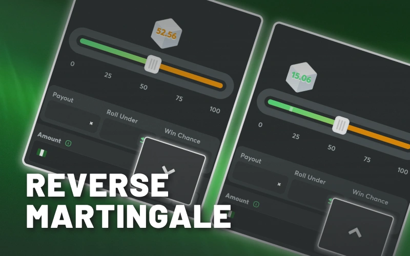 Use Reverse Martingale strategy to play BC Game Classic Dice.