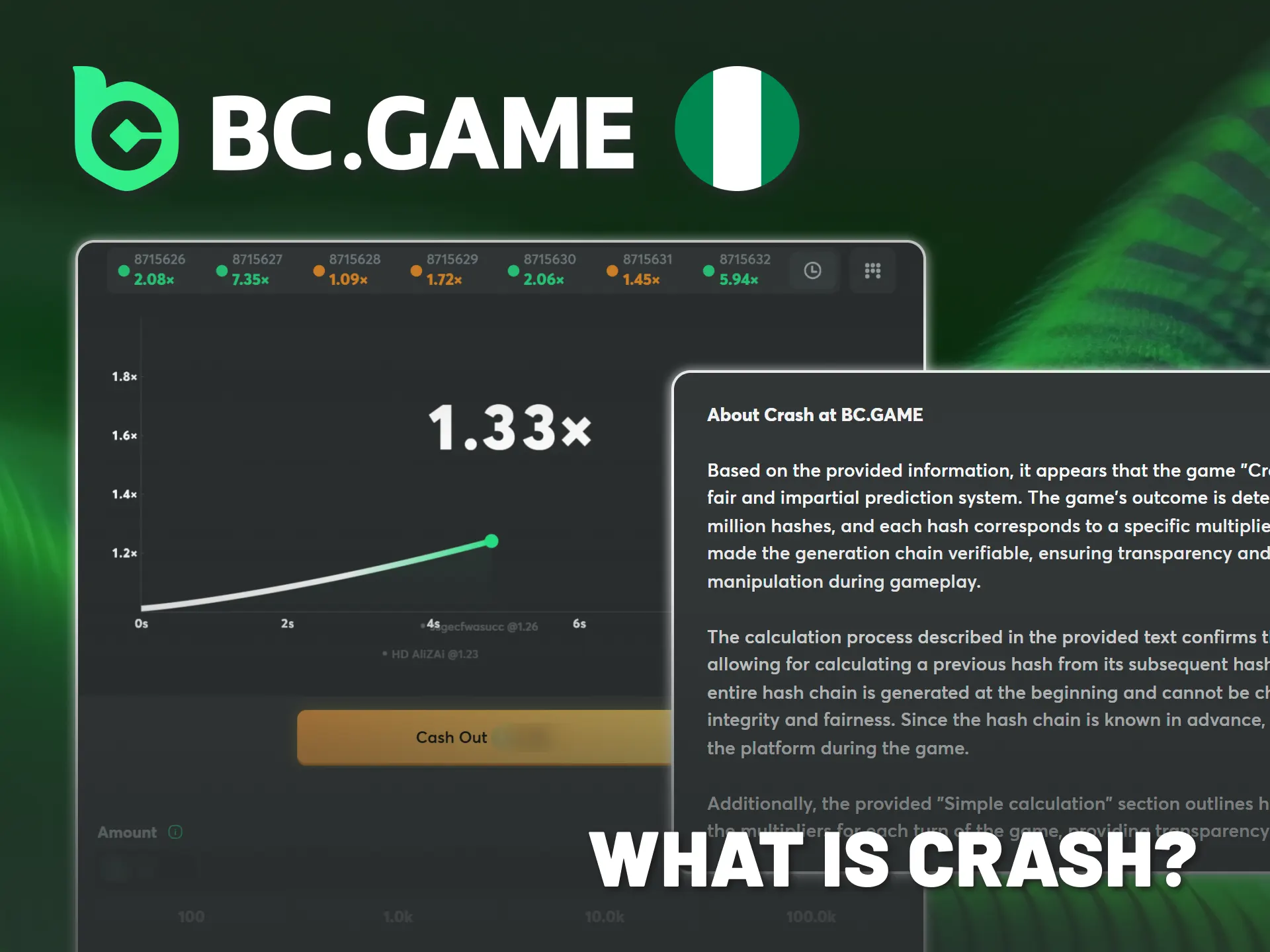 Find out about BC Game's original Crash with multipliers.