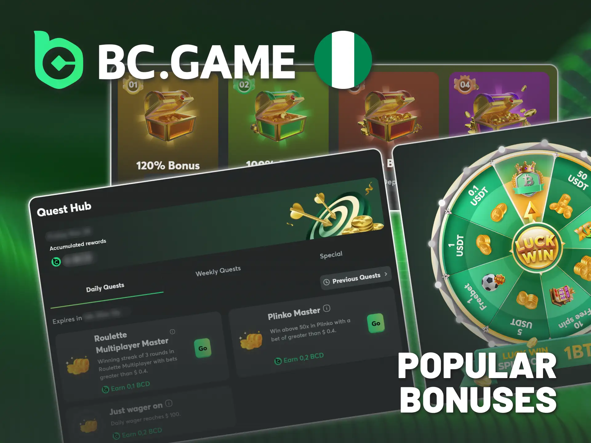 Apply popular BC Game bonuses to play the original Hilo.