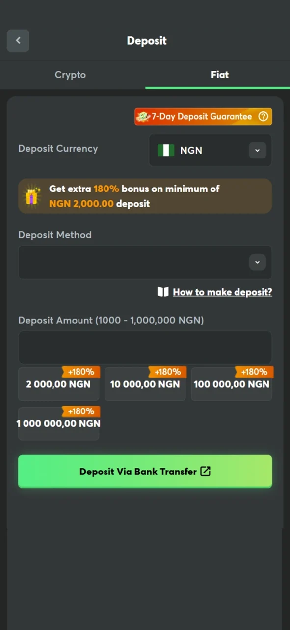 Deposit funds to discover how to play Limbo and boost your betting power at BC Game.