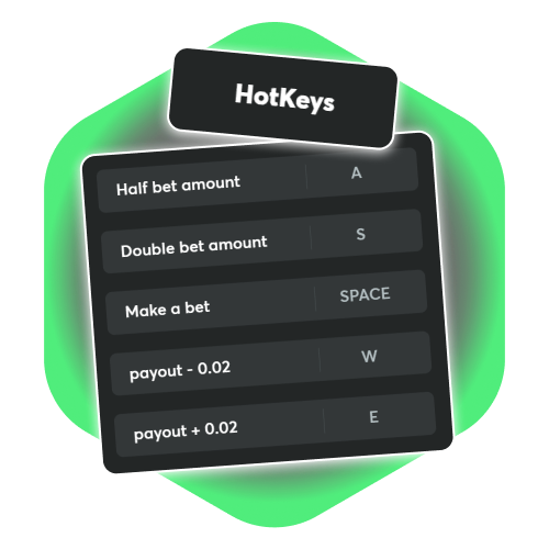 Use hotkey controls for fast BC Game Limbo gambling rounds.