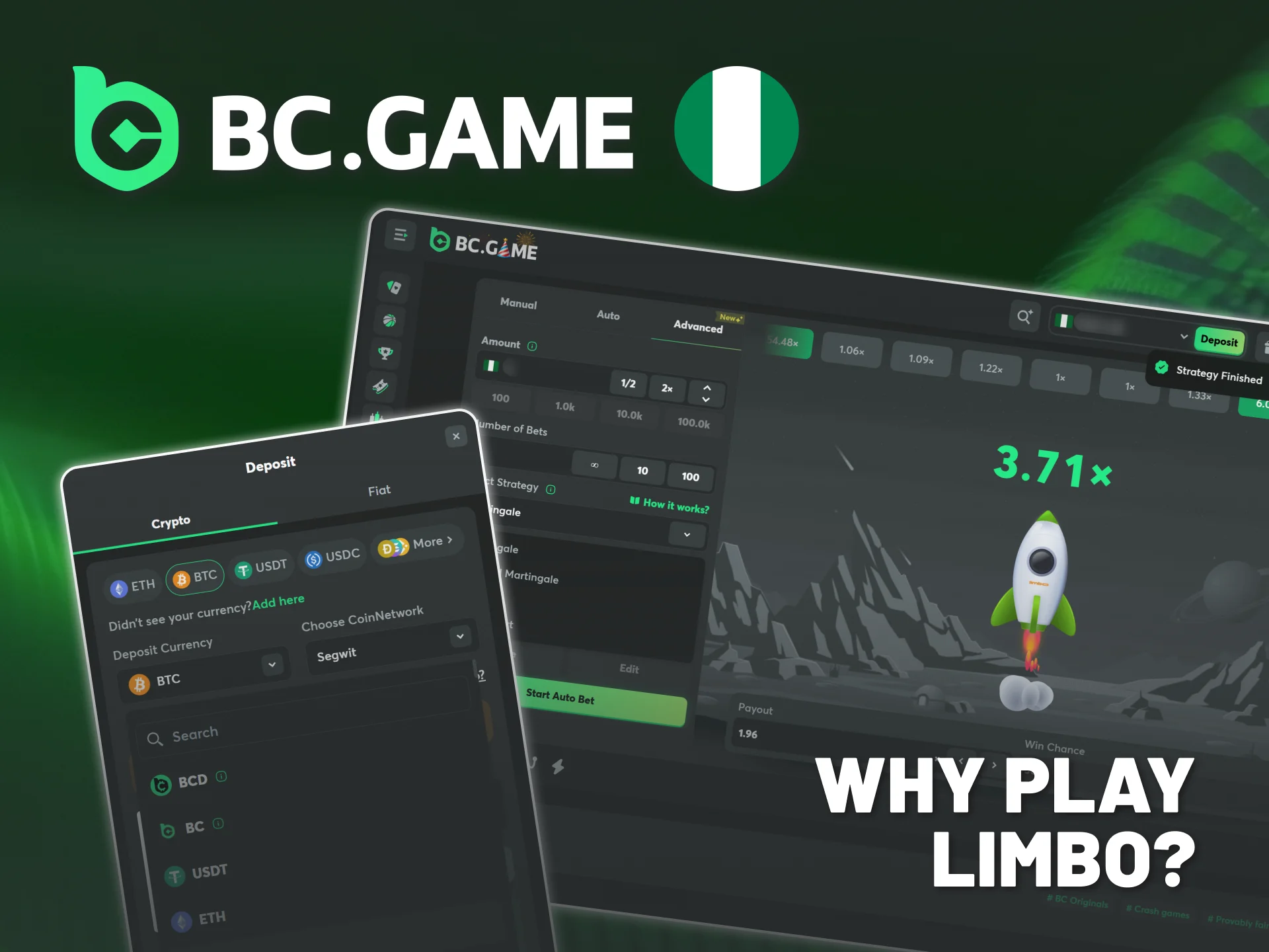 Enjoy the benefits of Limbo at BC Game Nigeria official.