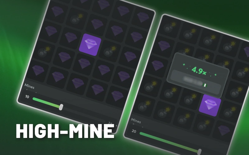 High-Mine Strategy offers large multipliers on BC Game Nigeria.