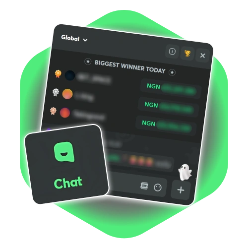 Join BC Game Nigeria for live chat and social betting.