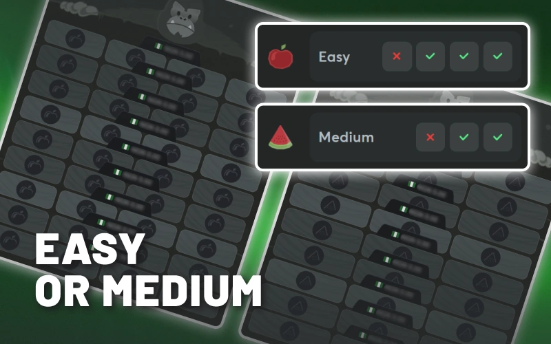 Use Easy or Medium strategy for BC Game Tower Legend.
