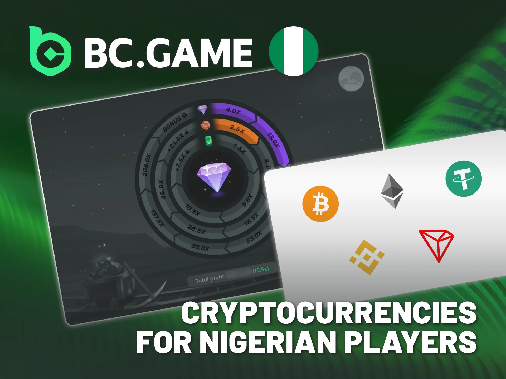 Start playing Twist on BC Game Nigeria using crypto options.