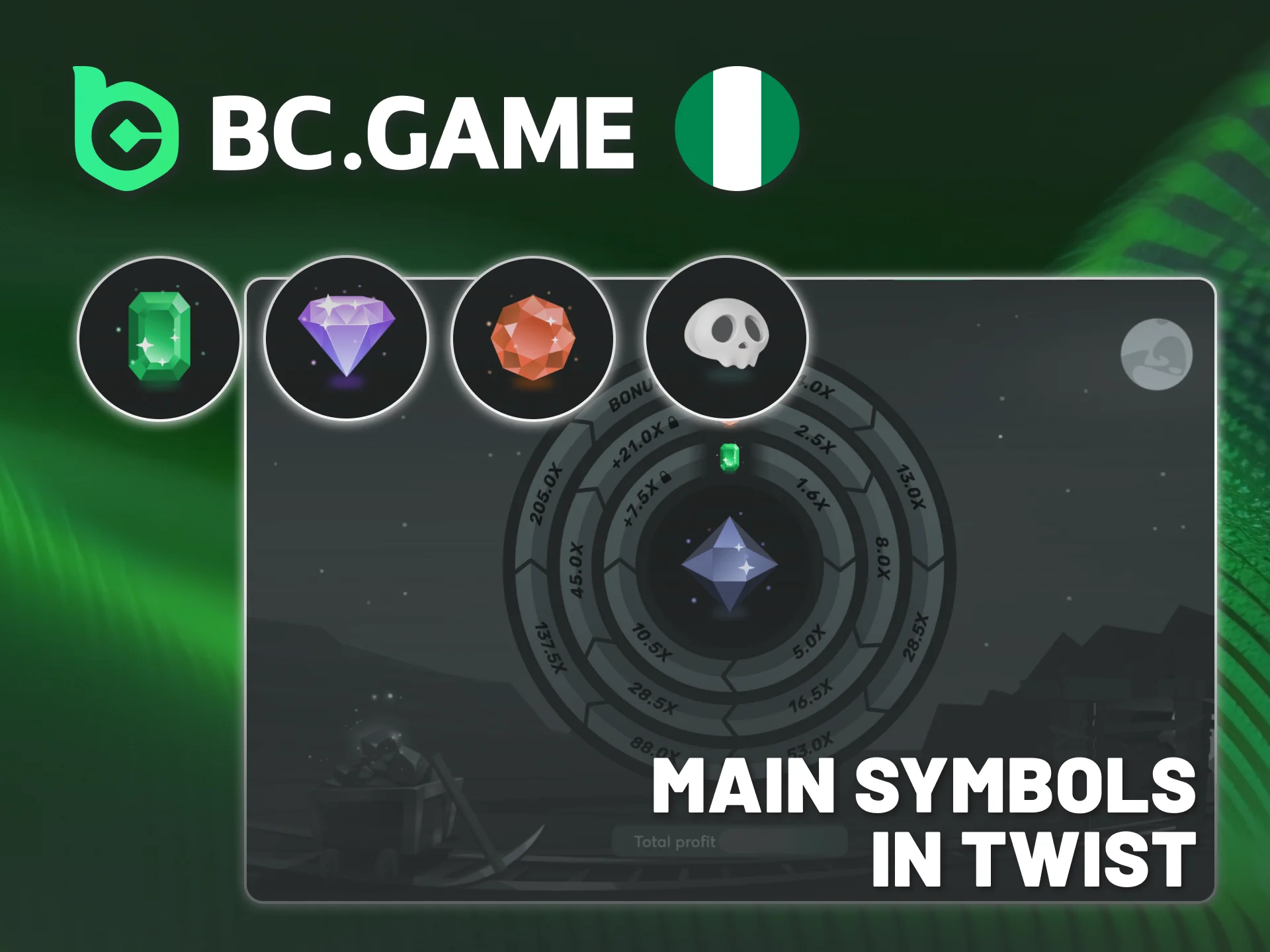 Learn symbol meaning of Twist at BC Game Nigeria official.