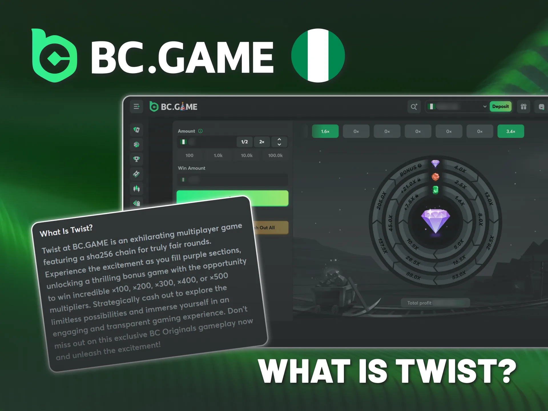 Twist is an original BC crypto game with progression tracks.