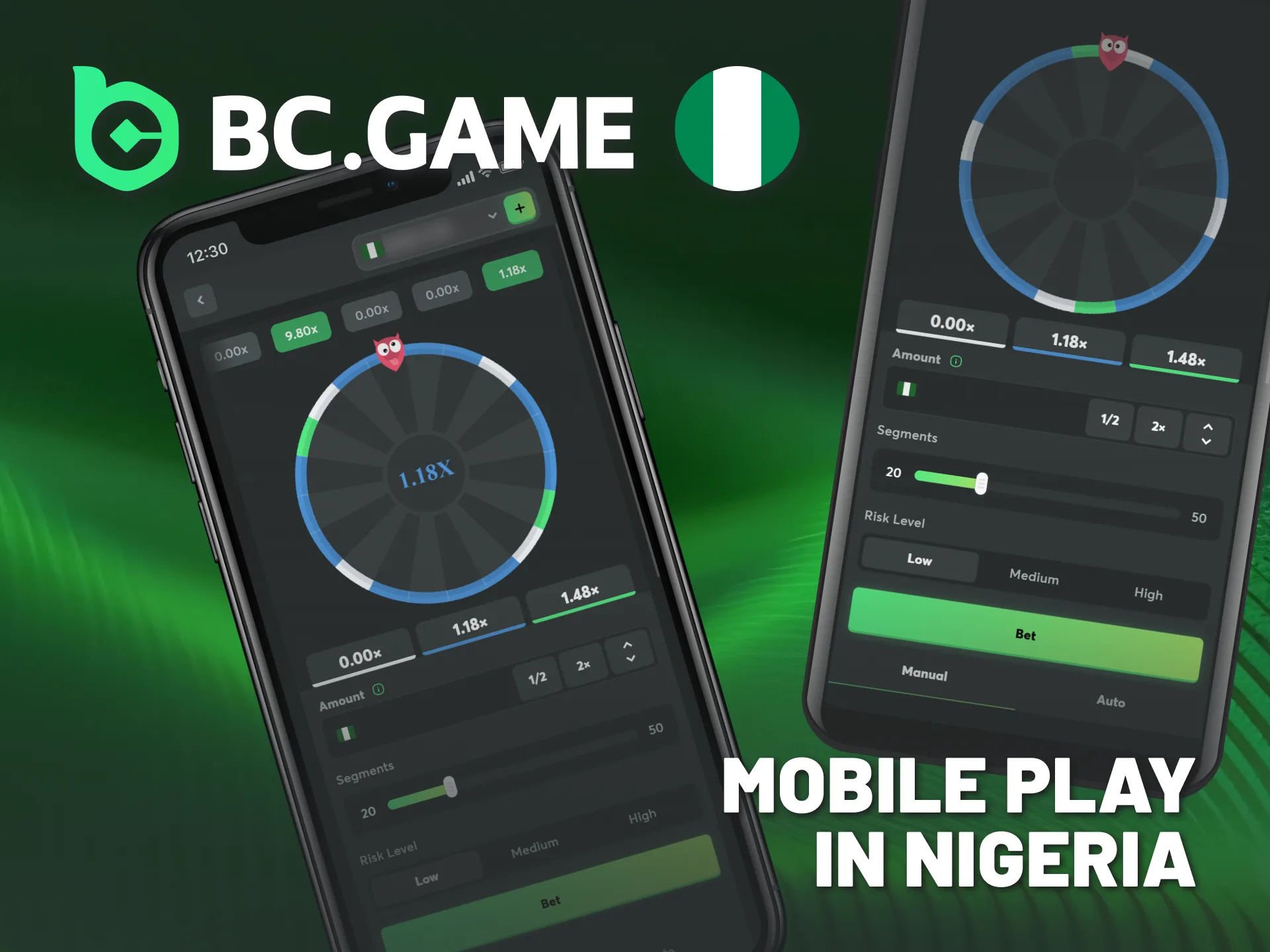 Follow steps to play BC Game Wheel on mobile app.