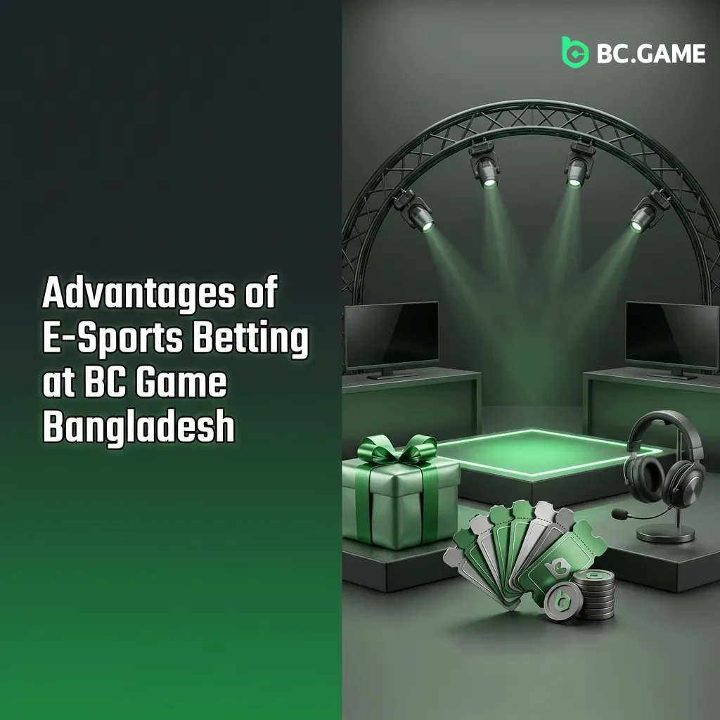 BC Game Bangladesh e-sports betting platform showing local payment options, bonuses, and mobile app features for gamers
