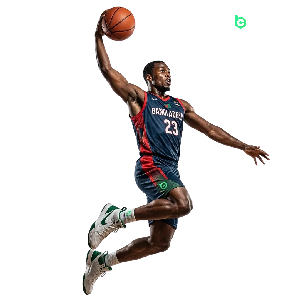 Basketball betting interface at BC Game showing live odds for NBA, EuroLeague and local tournaments in Bangladesh