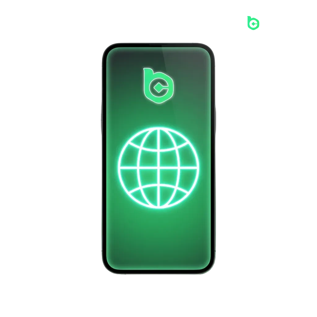 BC Game app interface showing mobile casino gaming options with welcome bonus of 380% up to BDT 2,441,233