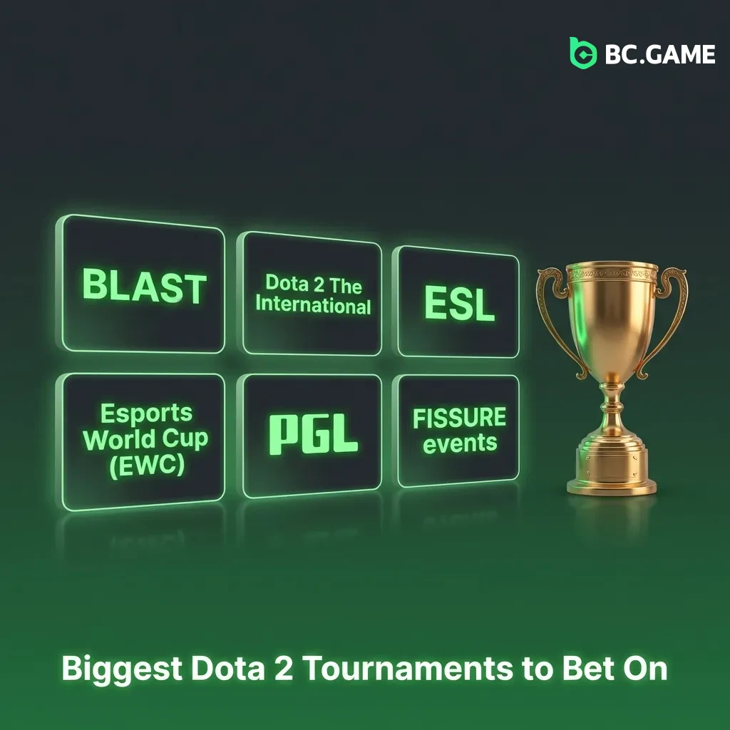Elite Dota 2 teams competing at major tournament with massive prize pools and extensive betting markets available