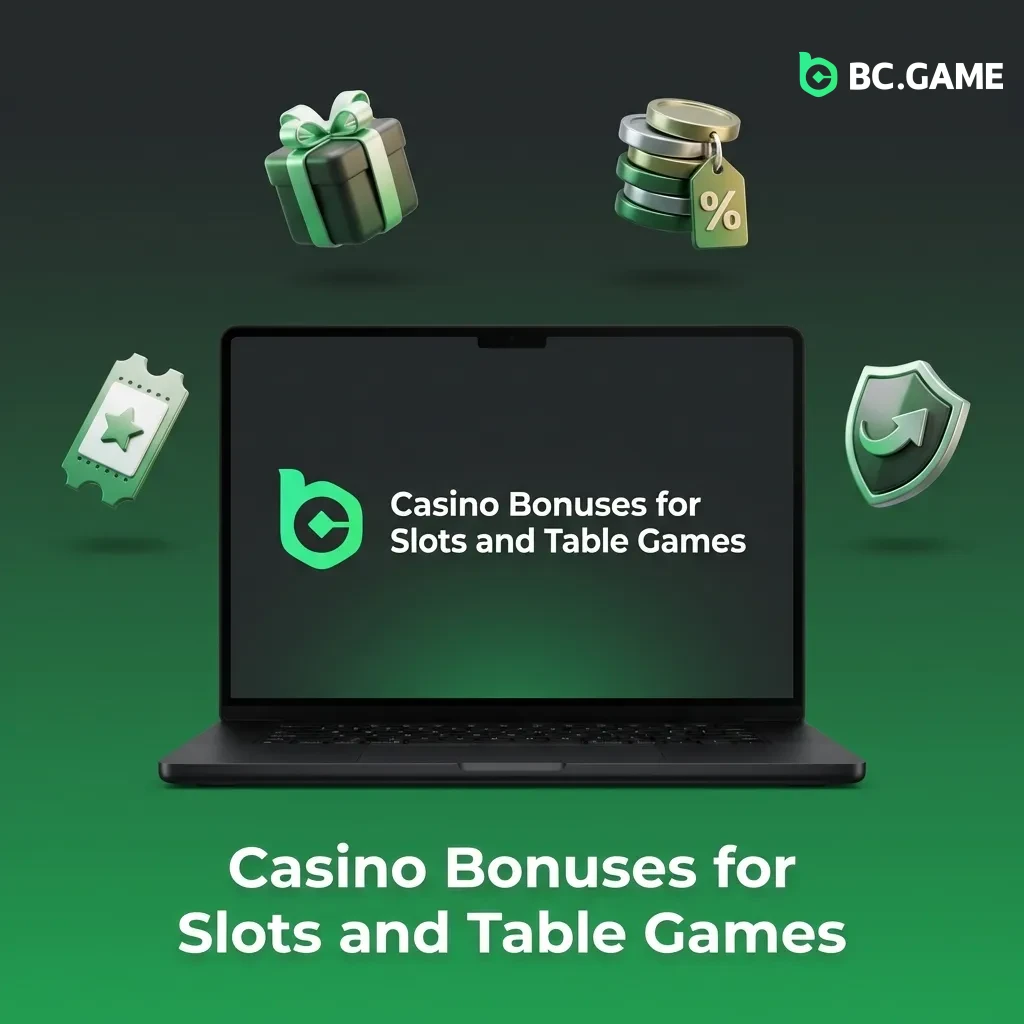 Casino bonus promotions including Monday reload, Friday free spins, weekly cashback, and high roller offers
