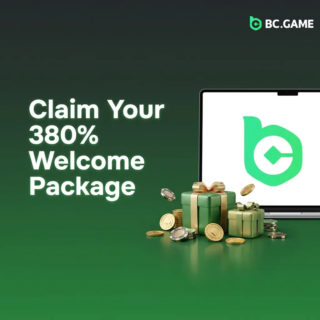 Casino welcome bonus banner showing 380% package offer up to INR 1,817,079 with free bets and spins for new players