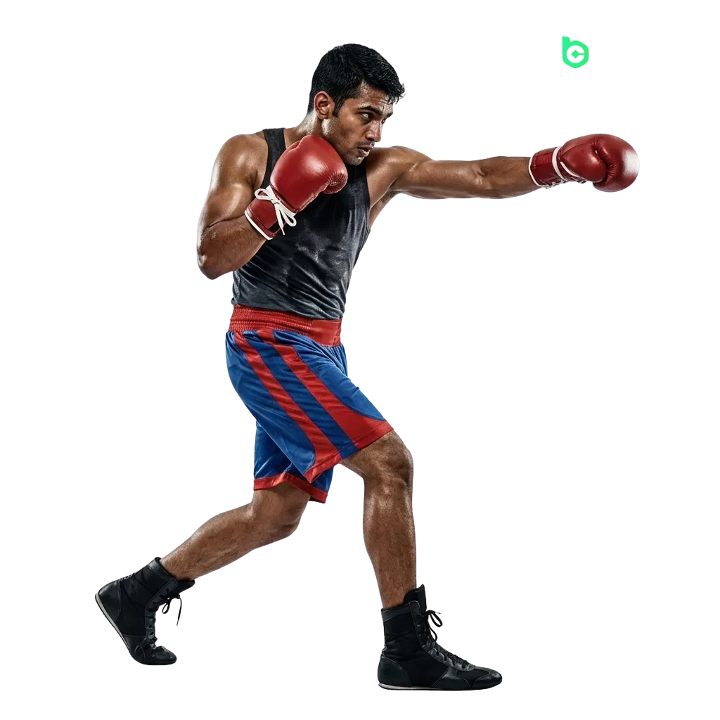 BC Game India platform showing sports betting options, casino games, and mobile app interface with welcome bonus offer