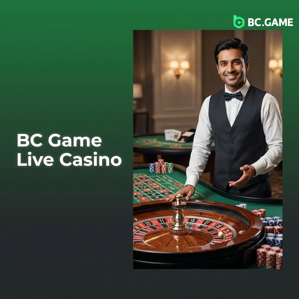 Live dealer games at BC Game: roulette, blackjack, baccarat, and game shows streamed in HD with real-time interaction.