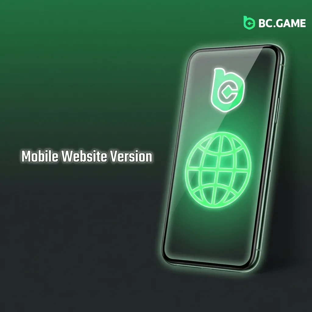 Mobile-optimized betting website interface displayed on smartphone, showing casino games and betting options accessible via browser