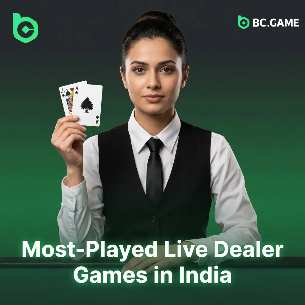 Live dealer casino games including Andar Bahar, Lightning Roulette, Teen Patti, and Baccarat popular in India