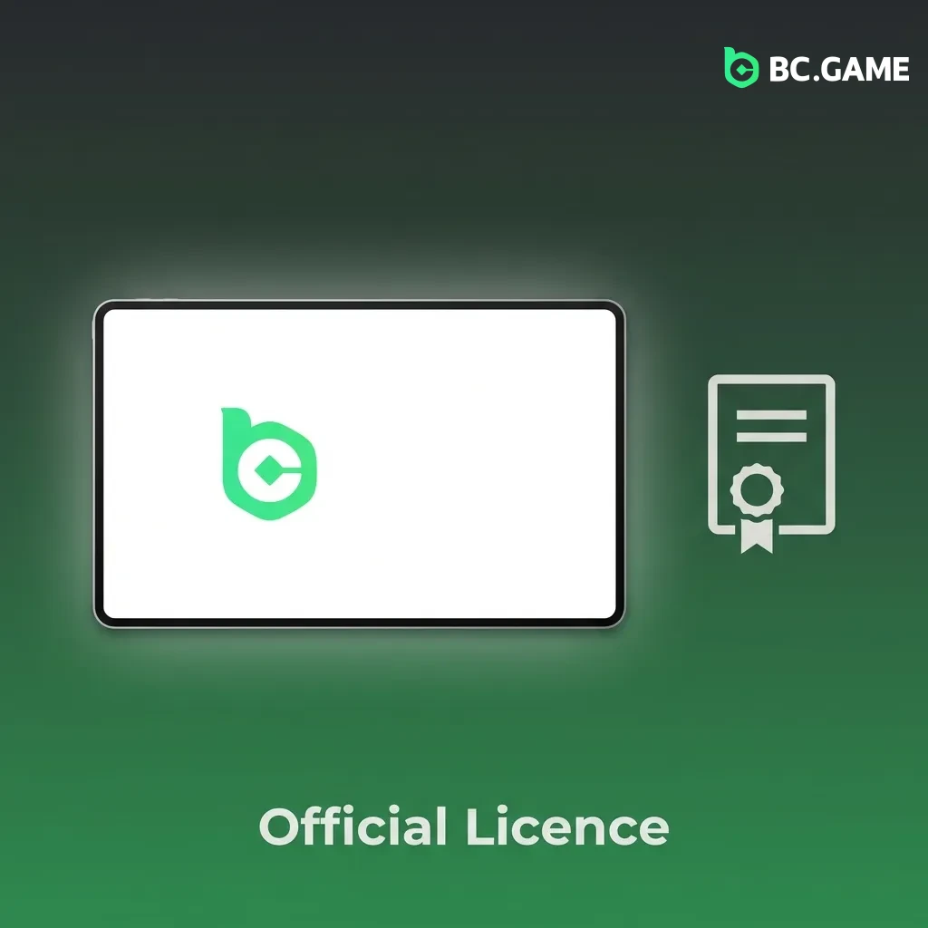 BC Game's Curaçao eGaming licence certificate No. 1668/JAZ displayed with official regulatory seal and verification details