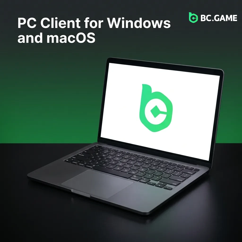 BC Game web platform accessible on Windows and macOS browsers without dedicated desktop client installation
