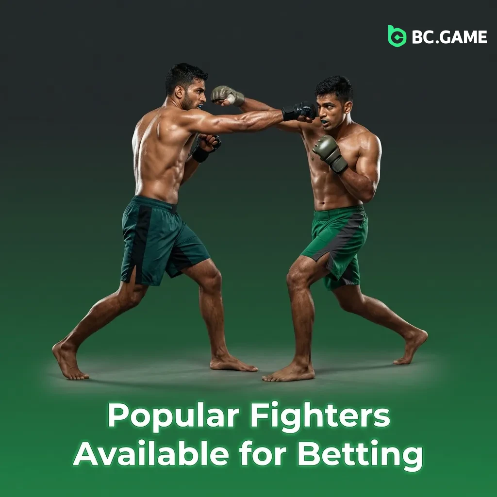 UFC champions and top contenders available for betting including Makhachev, Pereira, Jones, O'Malley, and McGregor