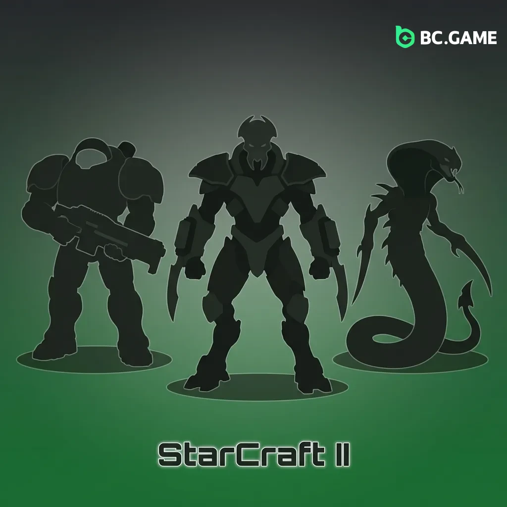 StarCraft II competitive gaming tournament with professional players engaged in real-time strategy gameplay