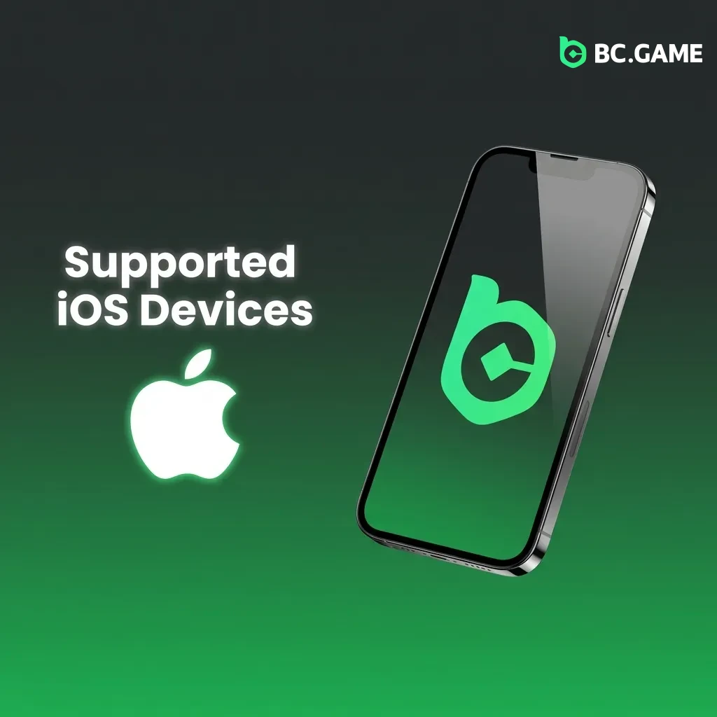 List of compatible Apple devices including iPhone models 12-15, SE, 11, XS series, and recent iPad Pro, Air, and mini.