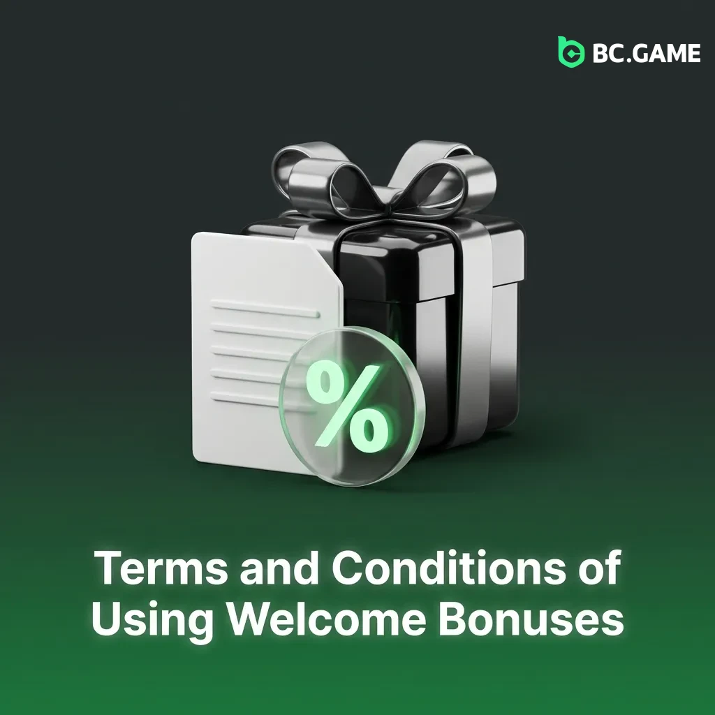 Casino welcome bonus terms: deposit requirements, wagering rules, time limits, and conditions for valid use.