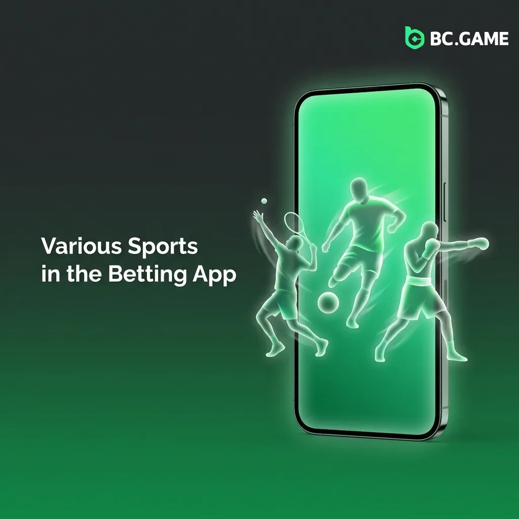 Mobile betting app interface showing multiple sports options including cricket, football, tennis, and eSports categories