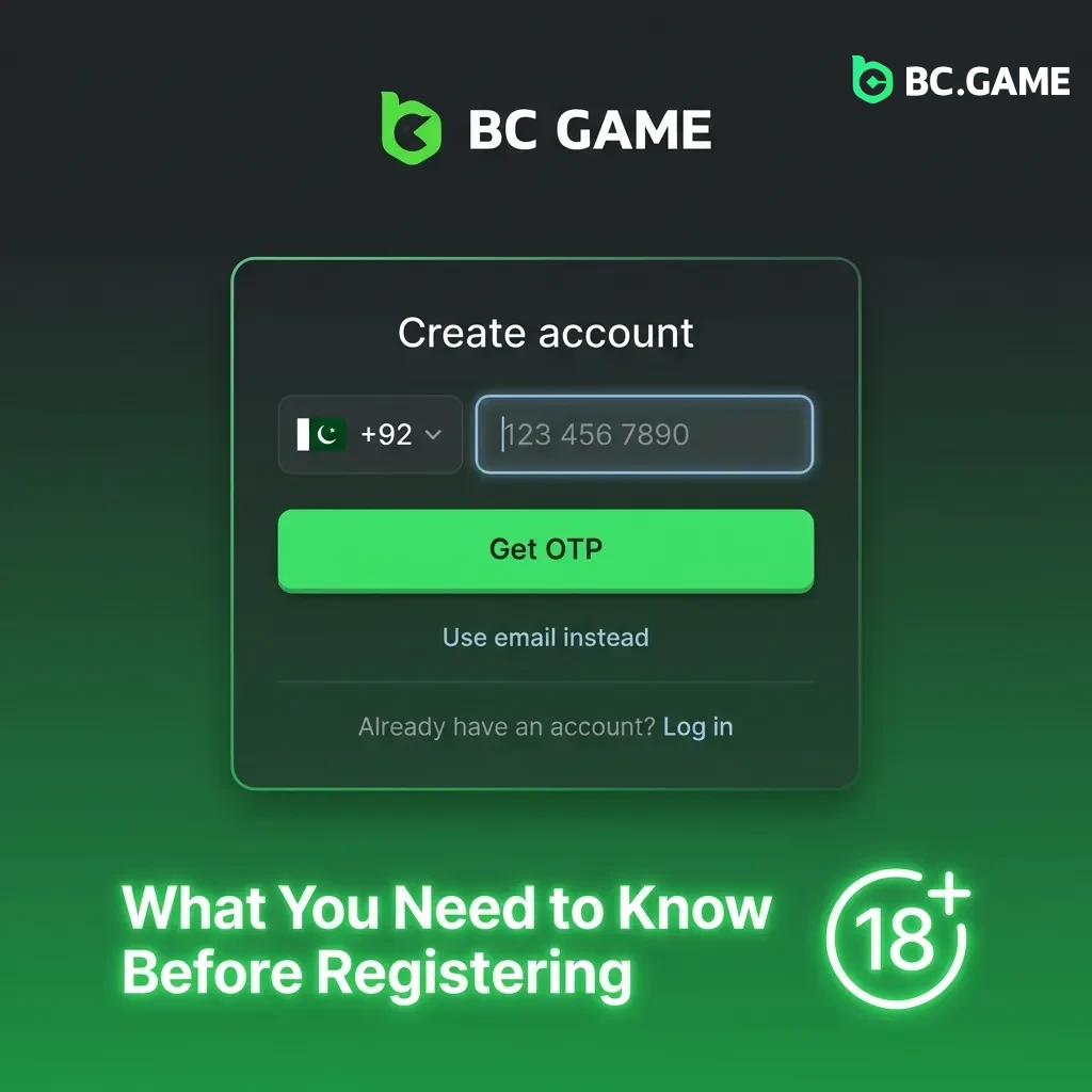 Registration requirements checklist showing age verification, single account policy, and identity documentation rules