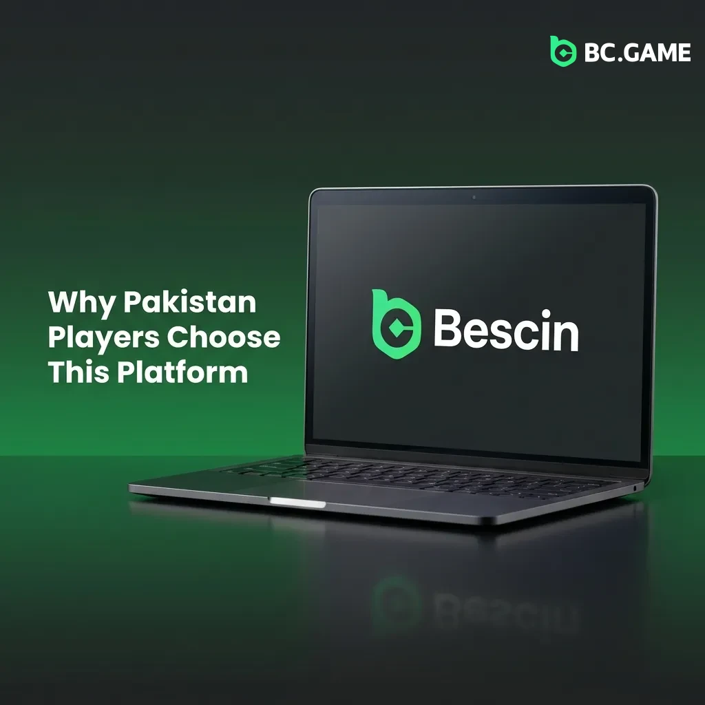 BC Game platform interface showing sports betting markets and casino games available to Pakistani players