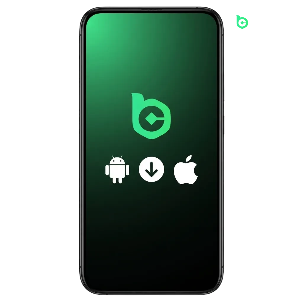 BC Game app interface showing casino games and sports betting options with 380% welcome bonus offer