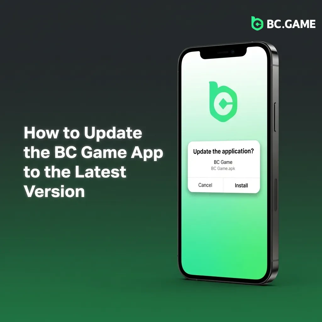BC Game app auto-updates when opened, providing latest features without manual downloads or App Store updates