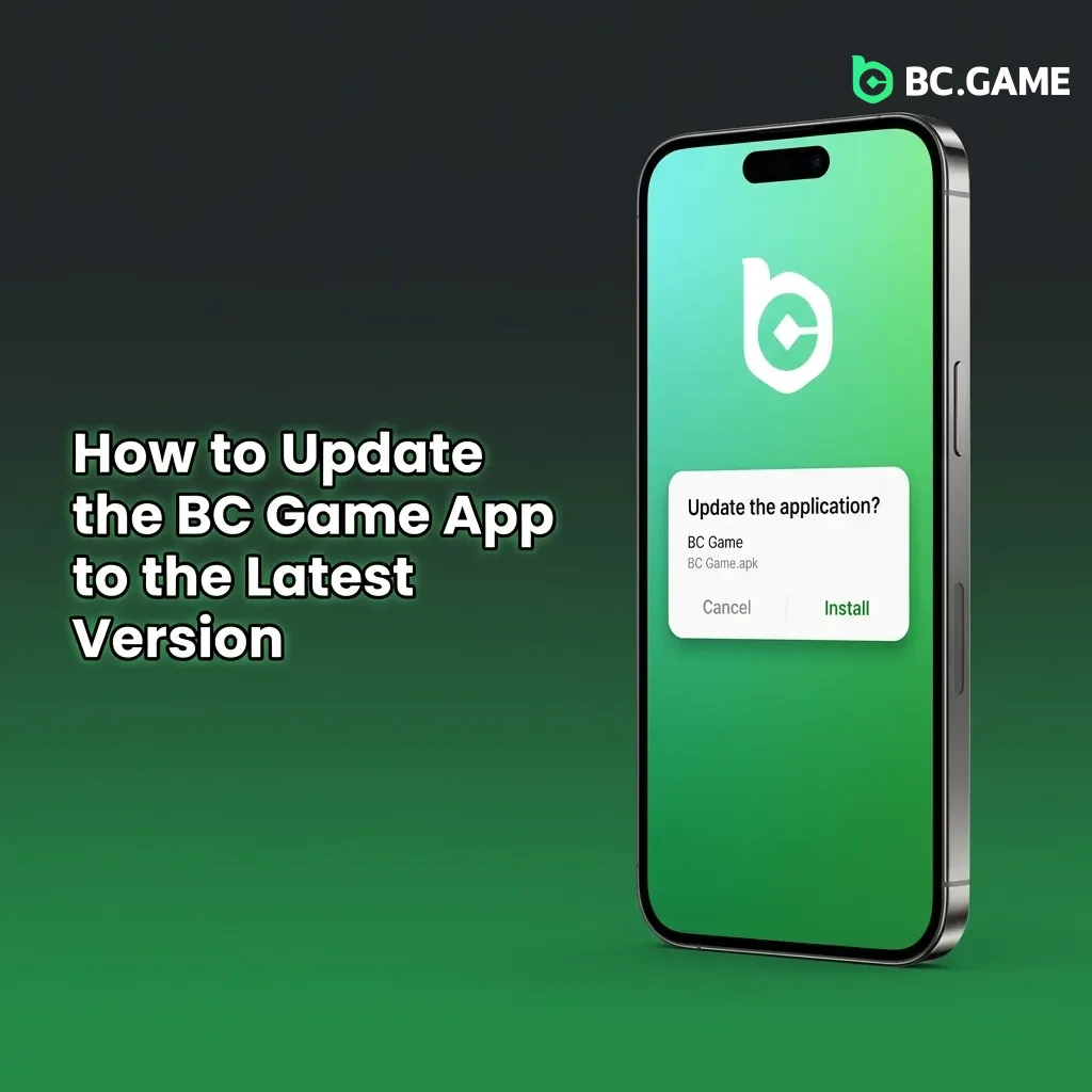 BC Game app updates automatically on server side, showing instant access to latest features without manual downloads