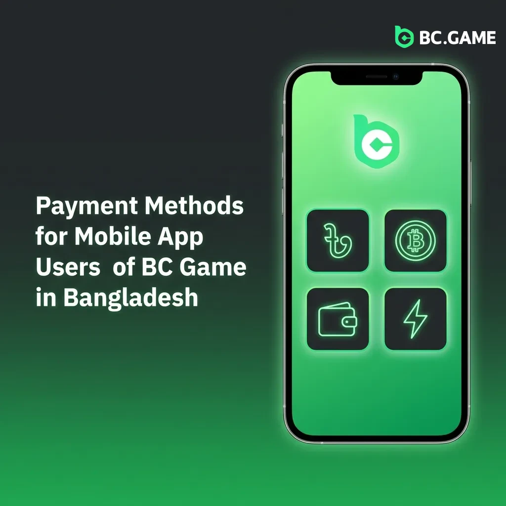 BC Game payment options for Bangladesh including Nagad, bKash, Rocket, UPI, crypto, and bank transfers