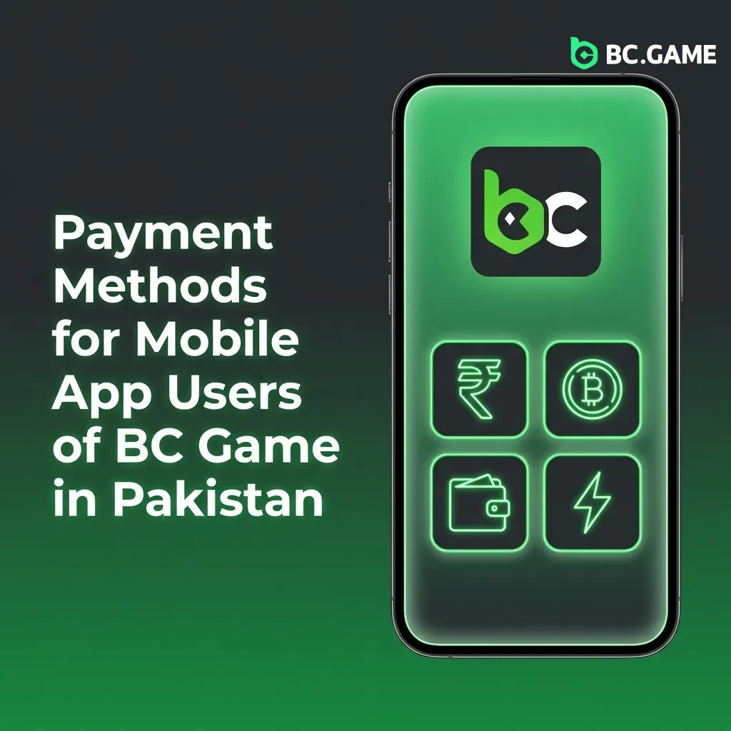BC Game Pakistan payment options including JazzCash, Easypaisa, Nayapay, and cryptocurrencies like Bitcoin and Ethereum