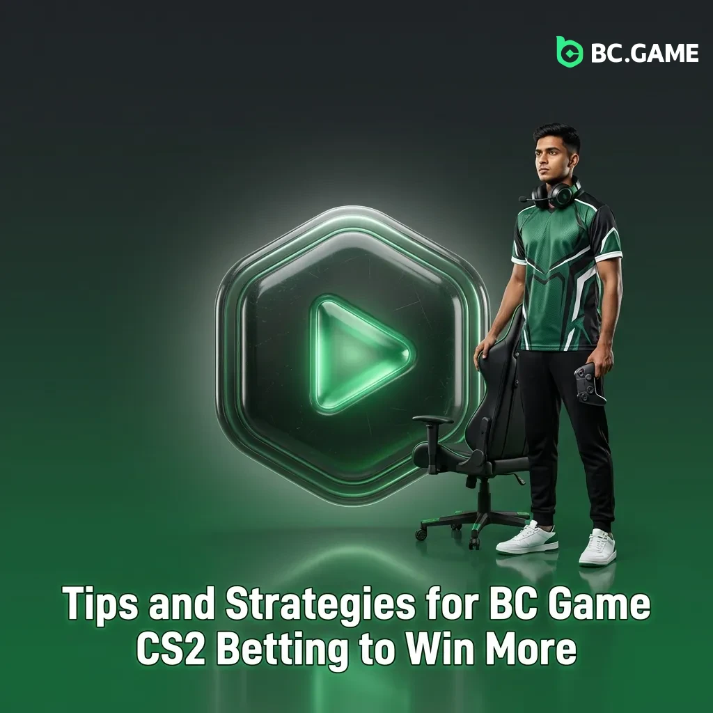CS2 betting strategy guide showing bankroll management, team analysis, and odds comparison tips for BC Game platform