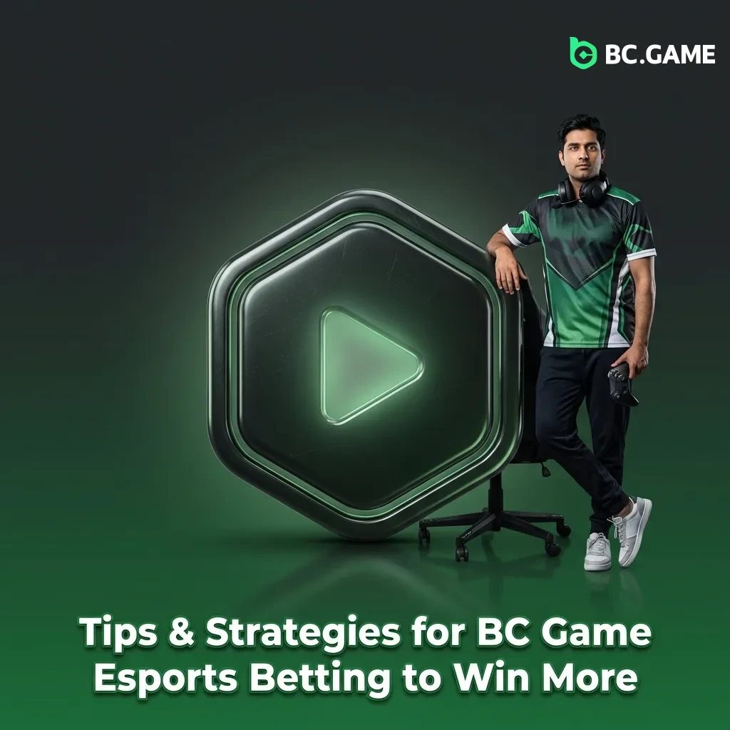 Esports betting strategy tips including bankroll management, research, and game knowledge for BC Game platform