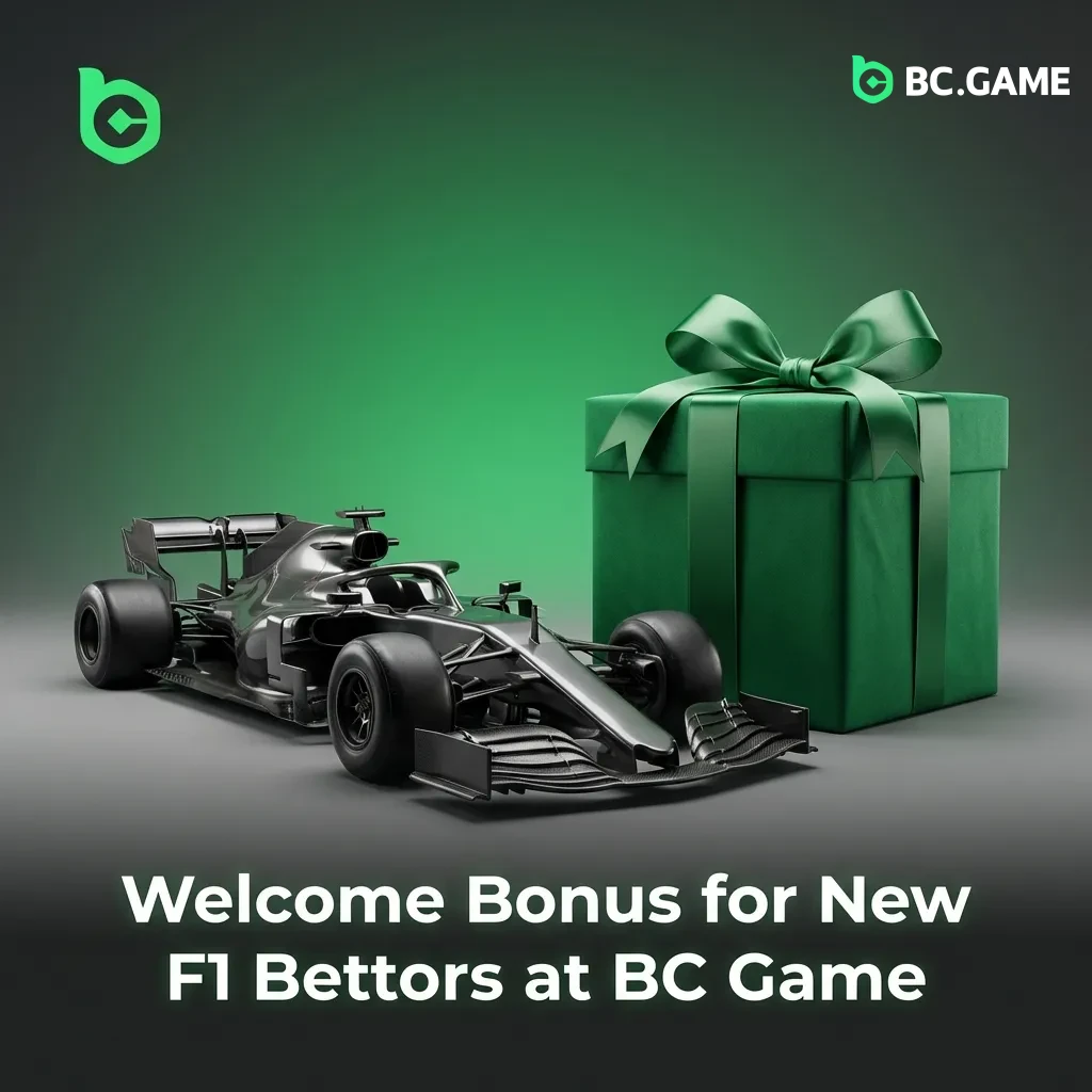 New F1 bettors at BC Game can claim up to 300% welcome bonus on first deposit with 10x rollover requirement