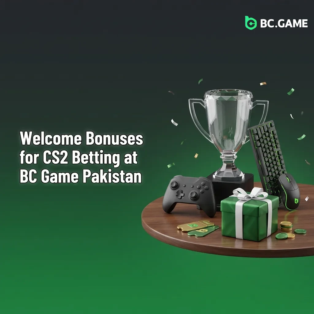 BC Game Pakistan welcome bonus: 380% up to PKR 5,586,140 plus free bets and spins for CS2 betting and esports